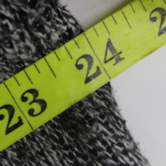 Ozoc Women's Casual Solid Gray Hooded Open Front Knit Cardigan Size 38 - Picture 6 of 7